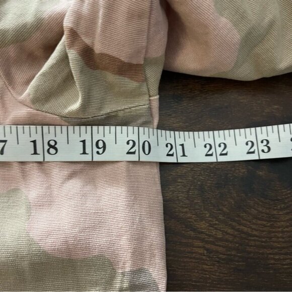 Anthropologie Lida Pink Camo Utility Jacket Size Medium Camouflage Coat Military - Picture 11 of 13